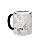 Western Aspen verlässt Monogramm Teetasse