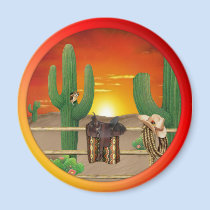 Western-Sonnenaufgang magnete