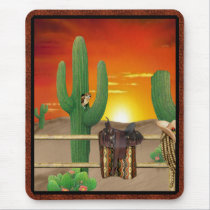 Western-Sonnenaufgang mousepads