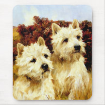 Westhochland weiße Terrier - Wardle Mousepads