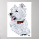 Westhochland-weißer Terrier-Kochs-Plakat
