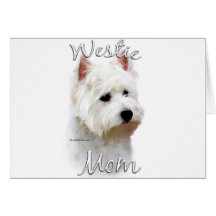 Westhochland-weißes Terrier-Mamma 2 Karte