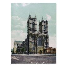 Westminster- AbbeyVintage Postkarte