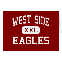 Westseite - Eagles - hoch - Wenatchee Washington Grußkarte