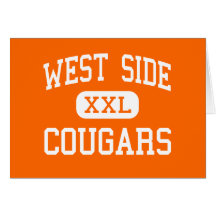 Westseite - Pumas - Highschool - Gary Indiana Grußkarte