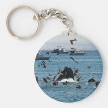 Whale in the Pacific Keychain