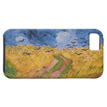 Wheatfield mit Krähen, 1890 (Öl auf Leinwand) Etui Fürs iPhone 5