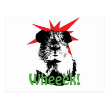 wheeek! postkarte