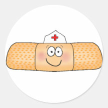 Whimsicla Pflaster-Verband mit dem Krankenschweste Sticker