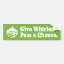 Whirled Erbsen Autosticker