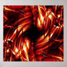 Whirling Feuer Plakatdrucke