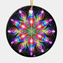 Whirling Regenbogen-Beschluss zum zu entwickeln Weihnachtsornament