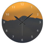 White Floral Vintage Wallclock