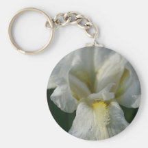 White Lily Macro Key Chains