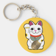 white_maneki schlüsselanhänger