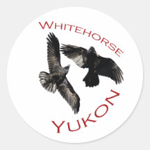 Whitehorse, Yukon Runde Aufkleber