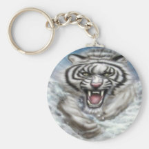 WhiteTiger- Keychain/Schlüsselanhänger