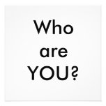 Whoare SIE? Individuelle Einladungskarten