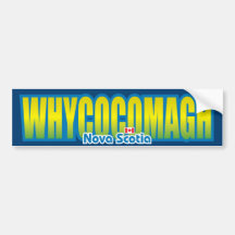 Whycocomagh Stoßdämpfer Autoaufkleber