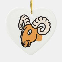 Widder - Aries Weihnachtsornament