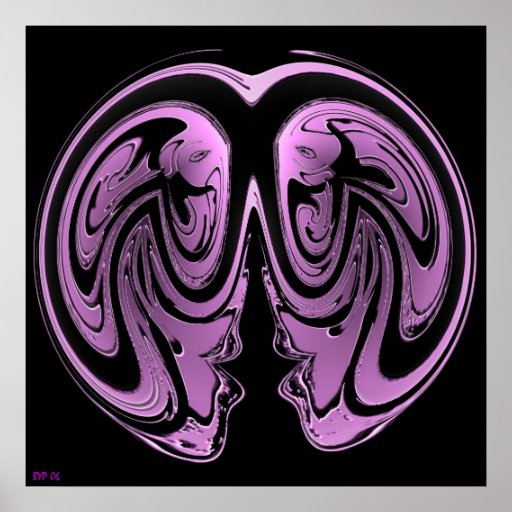 Widergespiegelter Masken-Kunst-Druck Posterdrucke