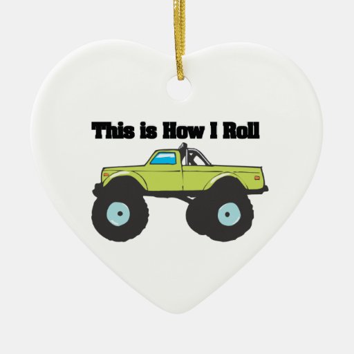 Wie ich rolle (Monster-LKW) Ornament