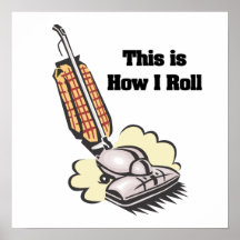 Wie ich rolle (Staubsauger) Posterdrucke