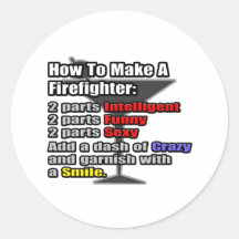 Wie man einen Feuerwehrmann macht Aufkleber