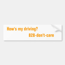 Wie mein fährt? auto sticker