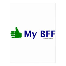 Wie meine BESTE FREUNDIN!! Postkarte
