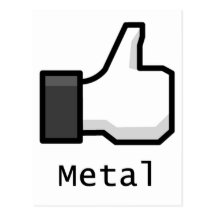 Wie Metall Postkarten