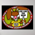 Wie Sie gemein lebt es Plakat