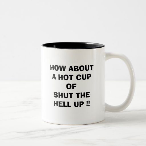 WIE ÜBER EINE HEISSE SCHALE VON OBEN GESCHLOSSEN!! TASSE