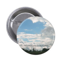 Wie unser GOTT fantastisch ist! Anstecknadelbutton