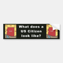 Wie was sieht ein US-Bürger aus? Autosticker