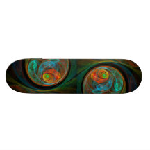Wiedergeburt-abstrakter KunstSkateboard Bedruckte Skateboarddecks