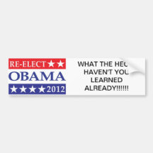 Wiedergewählter Obama Auto Sticker