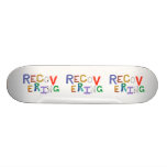 Wiederherstellung der flippigen Wortkunst des heil Skateboarddecks