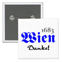 Wien 1683 - Danke Anstecknadel
