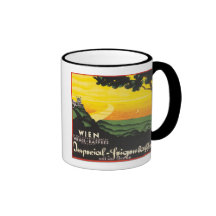 Wien Reise-Plakat Kaffeetasse