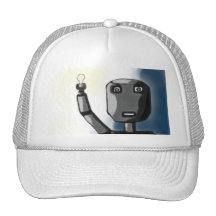 Wieviele Roboter es tut, 3 zu nehmen Baseball Kappe