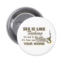 Wiggle Ihren Wurm Anstecknadelbutton