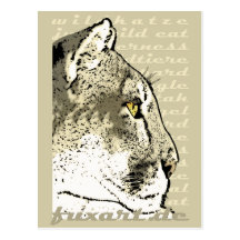 WILD CAT POSTKARTEN