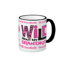 Wild über meinen Grandkids-personalisierten Becher Tee Tasse