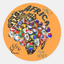 Wilde Fußball-Feier-Safariart futbol Geschenke Aufkleber