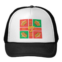 Wilde Gans-Regiment-Flaggen-T-Shirts (Irland) Retrokult Cap