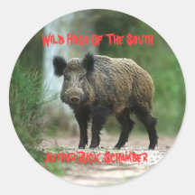 Wilde Schweine des Südens, Autor R… Sticker