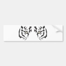 Wilde Tiger-Augen Auto Sticker
