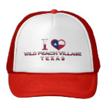 Wilder Pfirsich-Dorf, Texas Truckerkappe