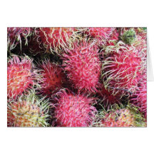 Wilder und Wooly Rambutan Grußkarten